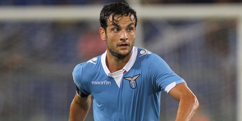 during the TIM Cup match between SS Lazio and Bassano FC at Olimpico Stadium on August 24, 2014 in Rome, Italy.